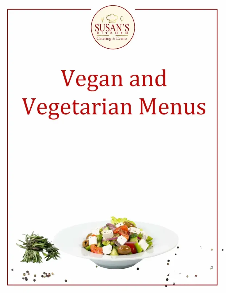 Vegan and Vegetarian Catering Menu
