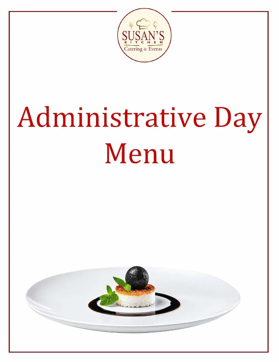 Administrative Day Menu