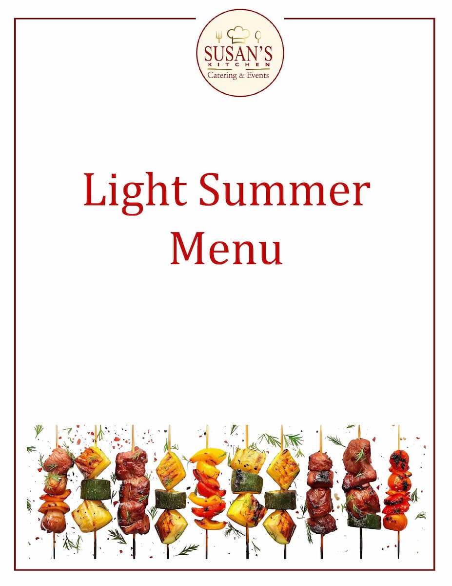 Light Summer Menu