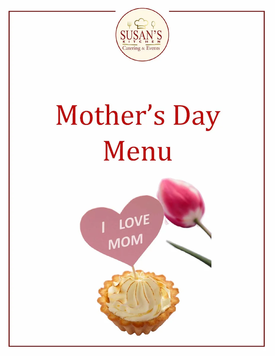 Mother's Day Menu