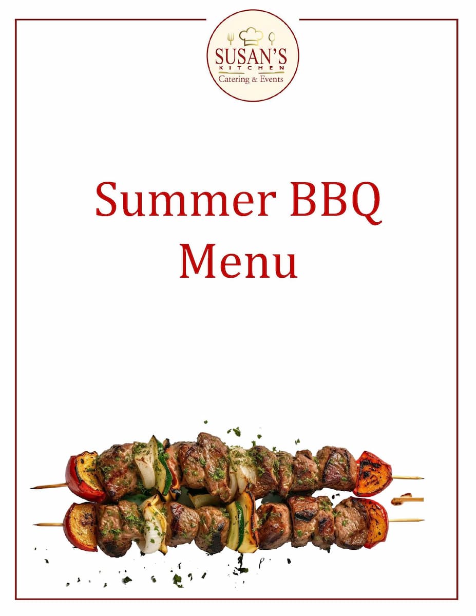 Summer BBQ Menu