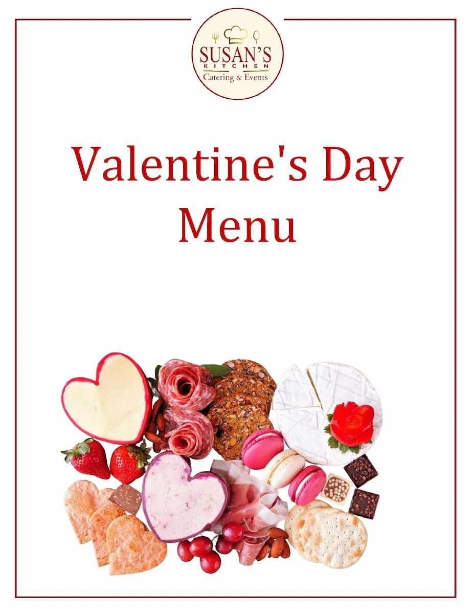 Valentine’s Day Catering Menu