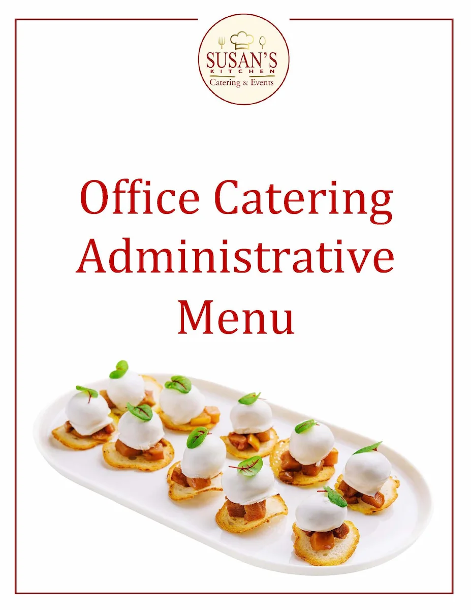 Office Catering Administrative Day Menu